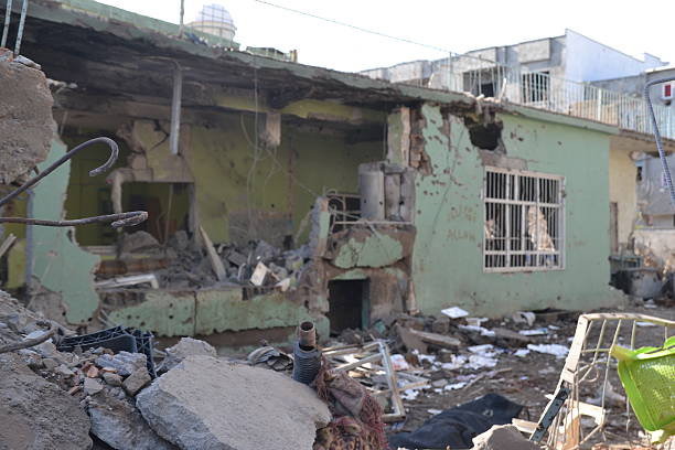 istock destroyed house with the bomb 612018860