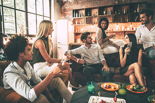 istock Enjoying time with friends. 612019226