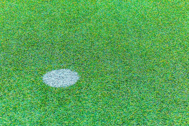 istock The football field with artificial grass 612021260