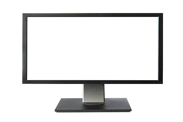 istock Wide lcd monitor with empty screen 612026404