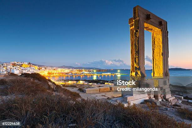 Naxos Town Stock Photo - Download Image Now - Greece, Naxos - Greek Islands, Cyclades Islands