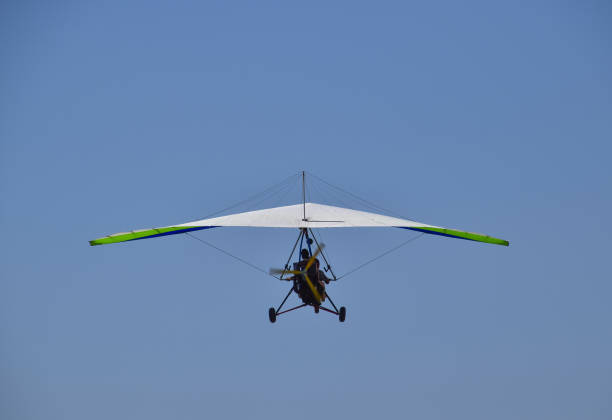istock Trike, flying in the sky with two people 612227290