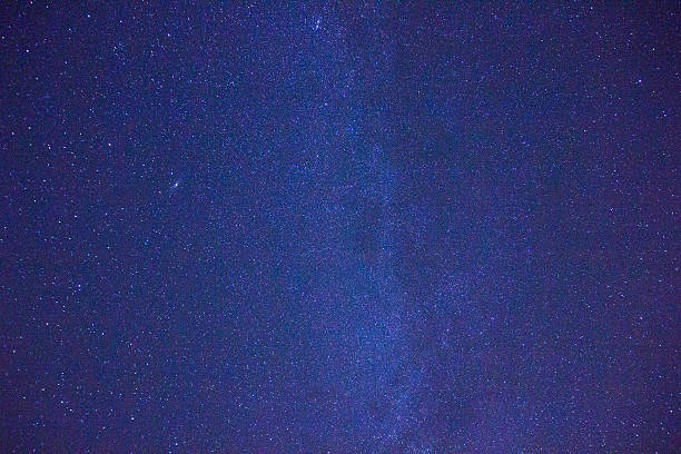istock The starry sky and the mist over the land 612227668