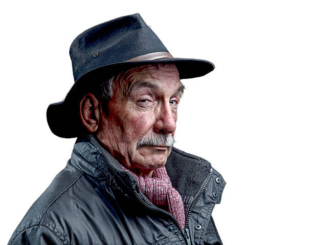 istock Senior man serious portrait 612228544