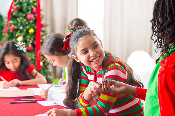 istock Friends make homemade Christmas crafts 612230204