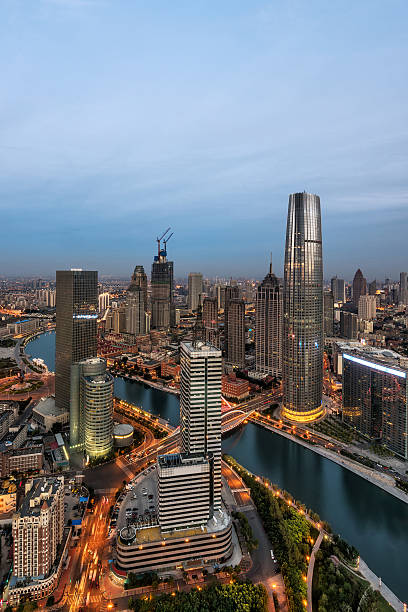 istock China Tianjin City Lights 612232558
