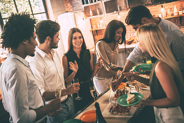 istock Party with best friends. 612235070