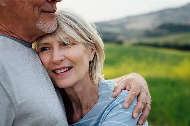 Photo of Affectionate Senior Couple