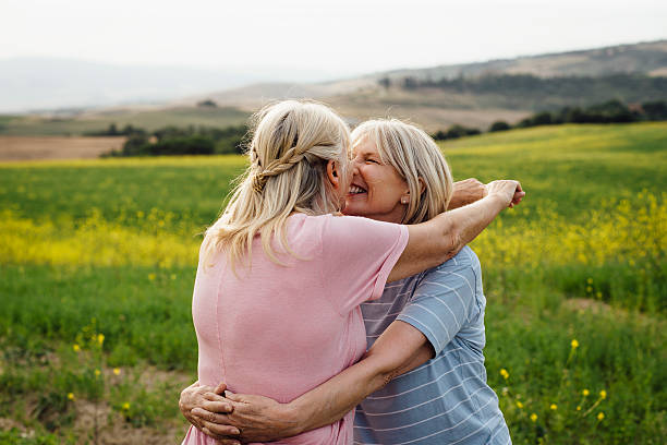 istock Homosexual Mature Women Embracing 612235544