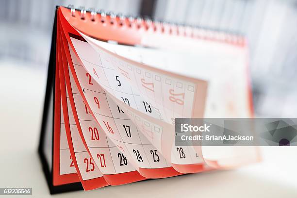 Calendar Stock Photo - Download Image Now - Calendar, Time Flies, Time