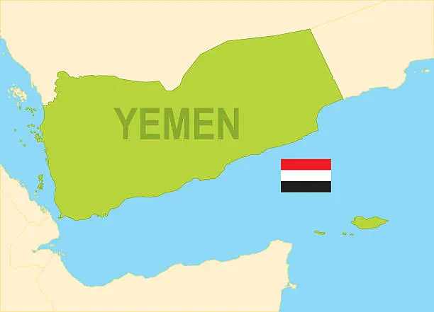 Vector illustration of Yemen