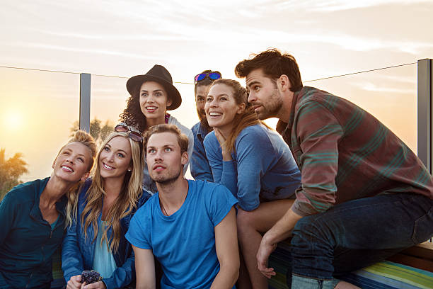 istock Group of friends in LA 612237806