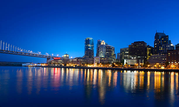 istock Bay Bridge and Downtown at Sunset, San Francisco, 612237814