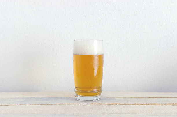 istock Chilled beer in a pint glass 612239008