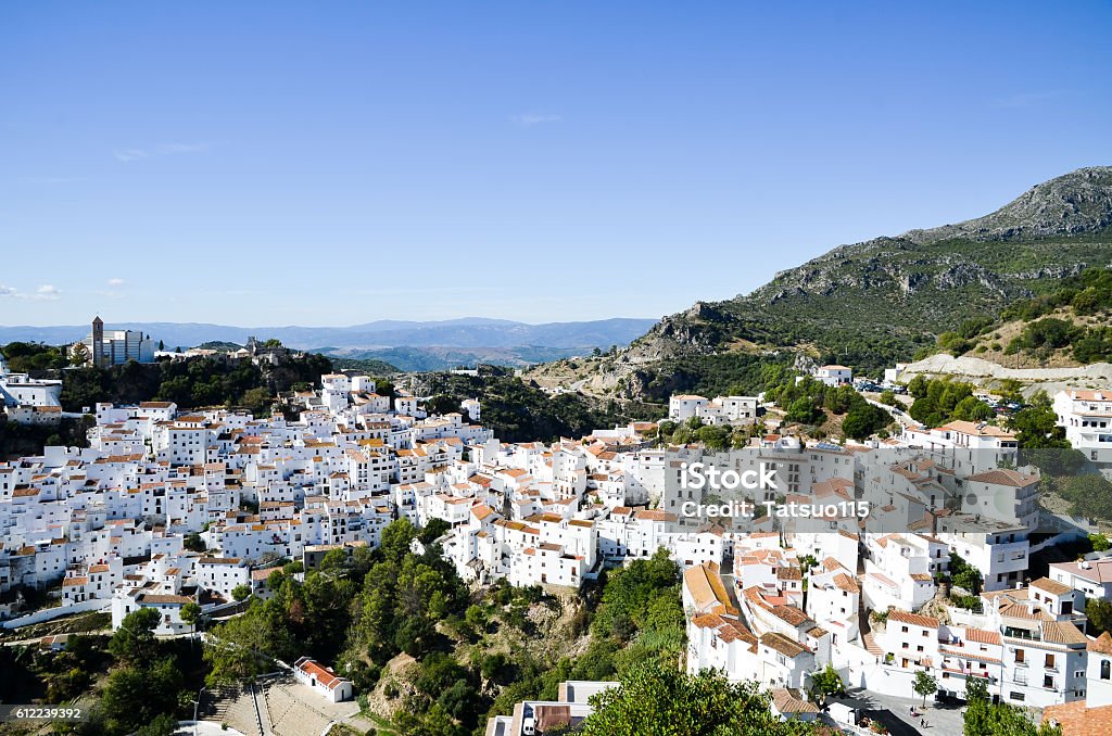 Casares, white town of Andalusia (Spain) Casares Stock Photo