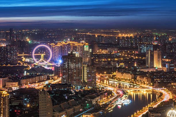 istock China Tianjin City Lights 612239526