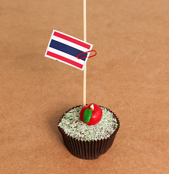 istock thailand flag on a apple cupcake 612241436