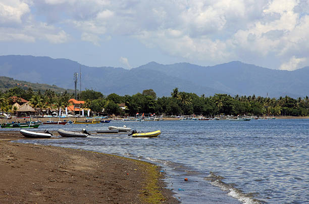 istock Lovina Beach in Bali, Indonesia 612243264