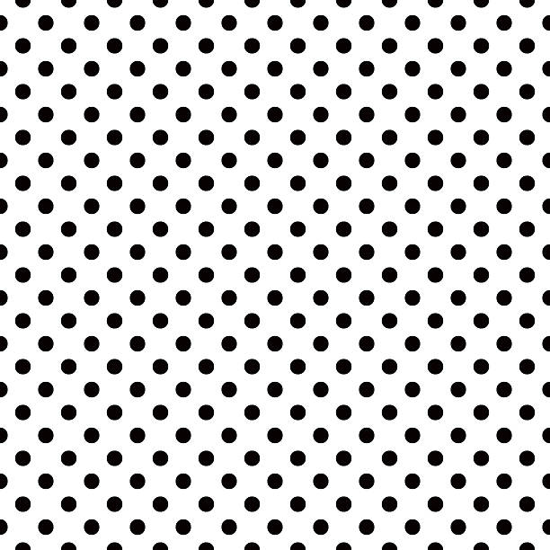 istock Black polka dots on white background, seamless background 612246626