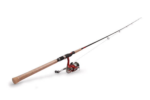 istock Fishing rod with a reel 612252668