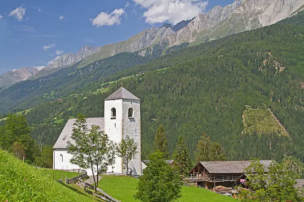 St. Nicholas Church is located above Matrei in East Tyrol, and dates from the late 12th century
