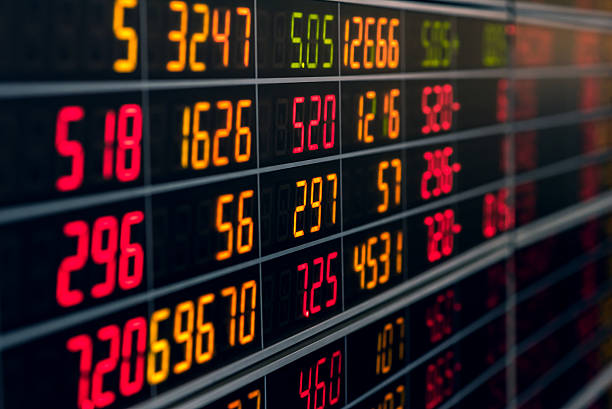 istock Stock market quotes 612258366