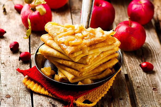 istock pumpkin crepes with cinnamon apples 612258828