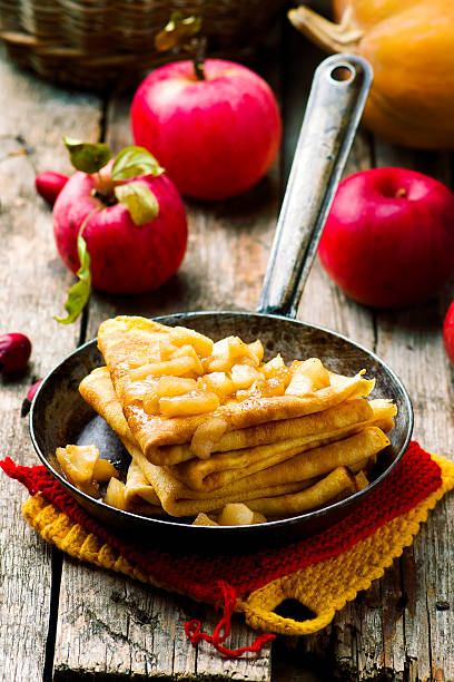 istock pumpkin crepes with cinnamon apples 612258876
