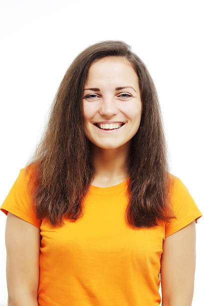 istock Beautiful woman smiles 612259764