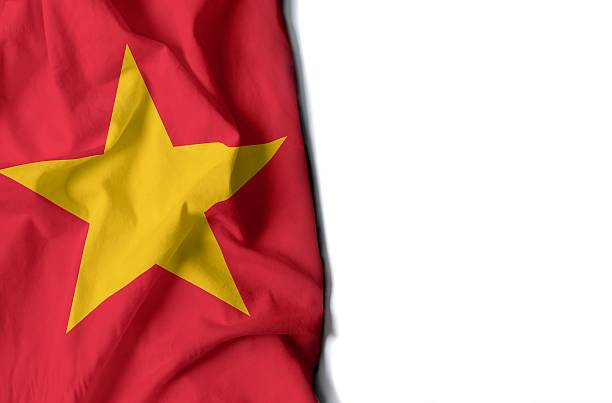 istock vietnam wrinkled flag, space for text 612260648