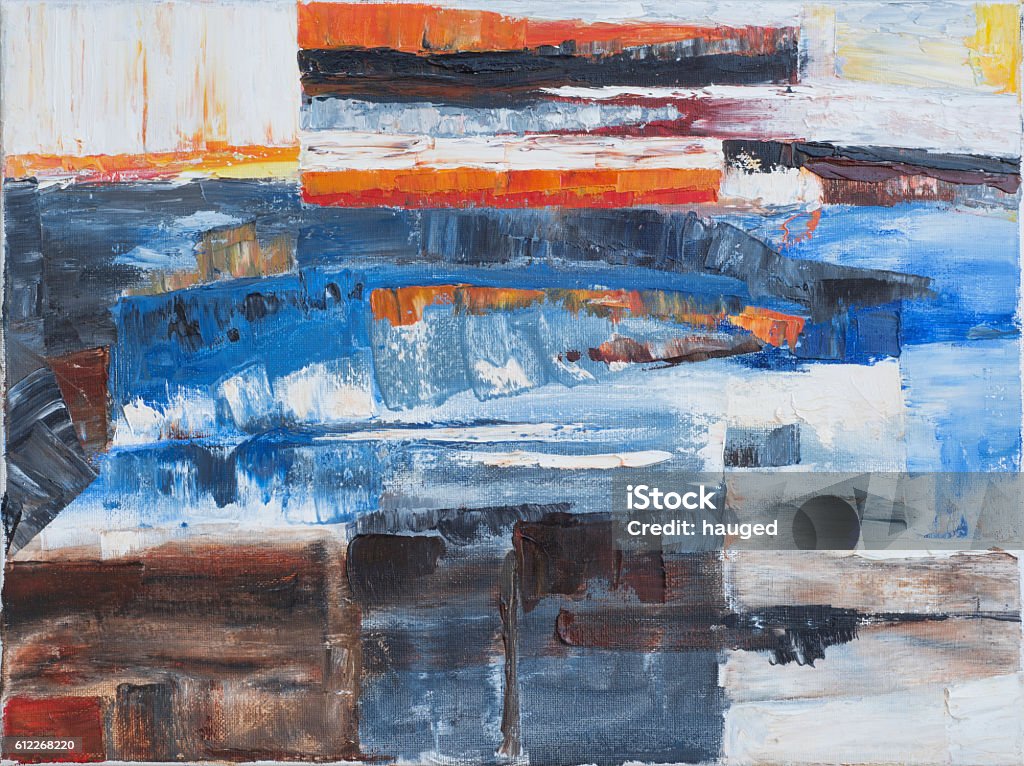 Abstract oil on canvas background Abstract oil painting on canvas background. Abstract Stock Photo