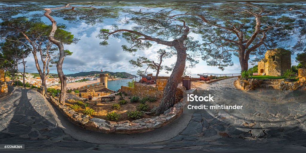 Tossa de Mar - Royalty-free Vista de 360 graus Foto de stock