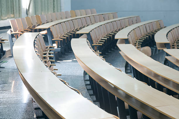 istock tables and chairs in the classroom 612369350