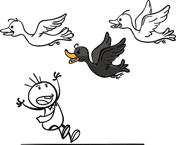 Vector illustration of Black Swan!