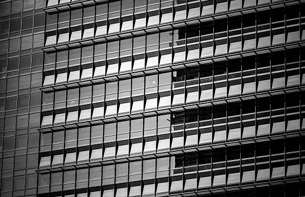 istock windows of business building with B&W color 612370974