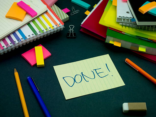 Somebody Left the Message on Your Working Desk; Done
