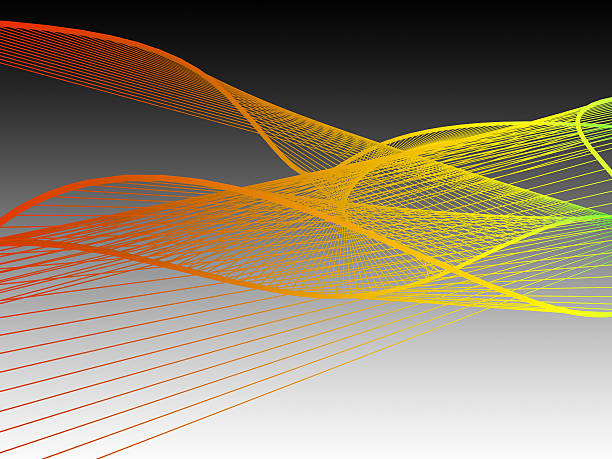 istock Dynamic and Bright Linear Spiral with Colorful Greadient 612379292