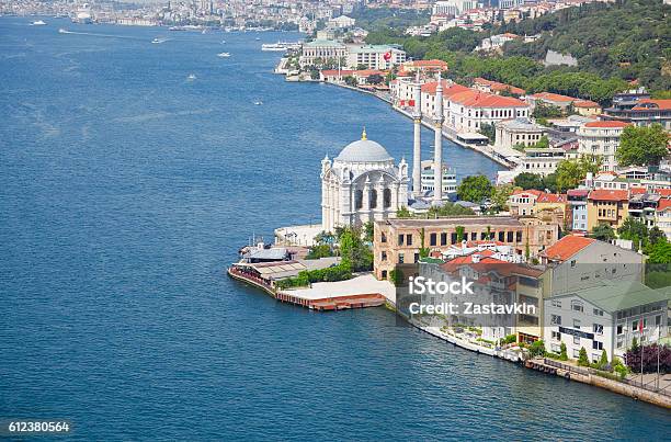 The View Of Ortakoy Mosque From The Bosphorus Bridge Istanbul Stock Photo - Download Image Now