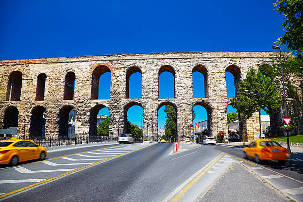 Old aqueduct at Fatih Istanbul