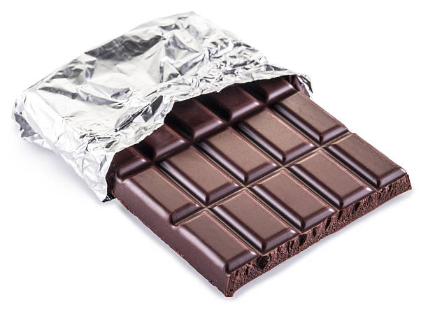 istock Pieces of chocolate bar. File contains clipping paths. 612381870