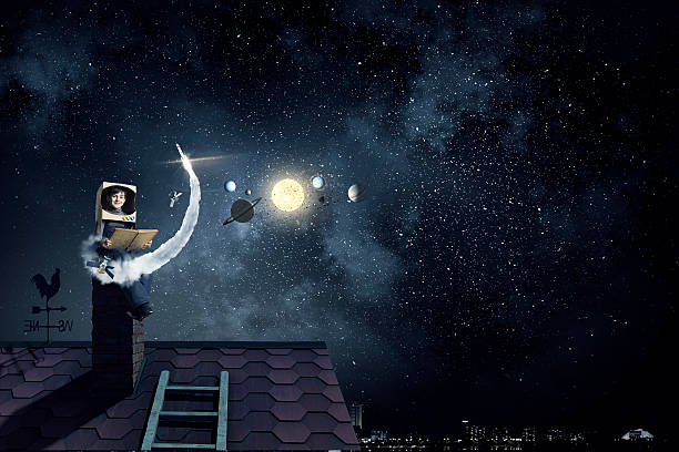istock I will become astronaut and fly to space . Mixed media 612385376