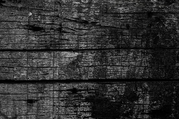 istock Black wood textured background. 612385624