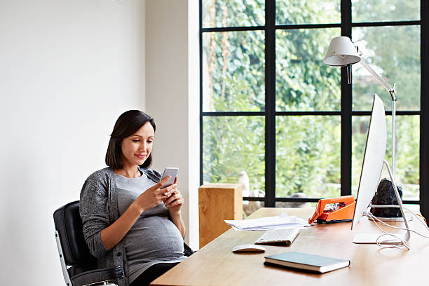 Staying connected with the office on maternity leave