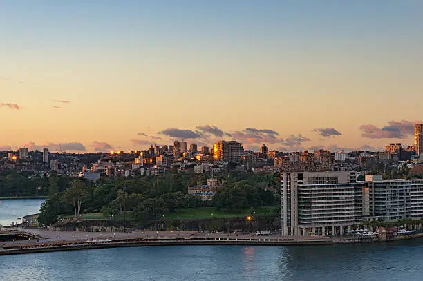 Photo of Royal Botanic Gardens with Potts Point and Woolloomooloo suburbs