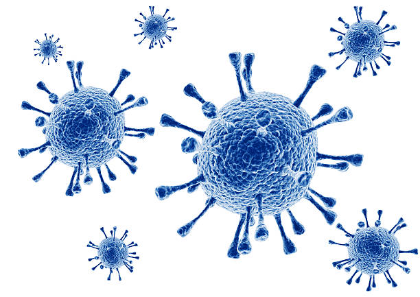 obraz 3d wirusa w atrakcyjnym tle kolorów - bacterium high scale magnification magnification virus zdjęcia i obrazy z banku zdjęć