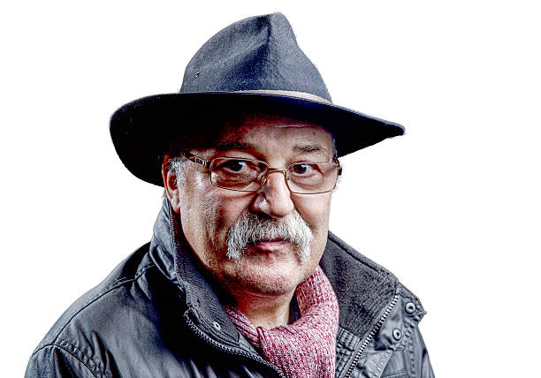 istock Senior man serious portrait 612391136