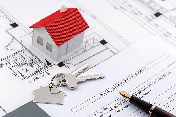 istock Real estate purchase agreement 612392862