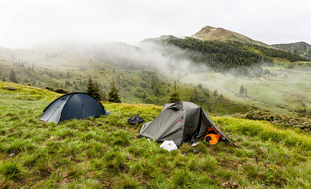 istock Morning sunrise in mountains. 612394128