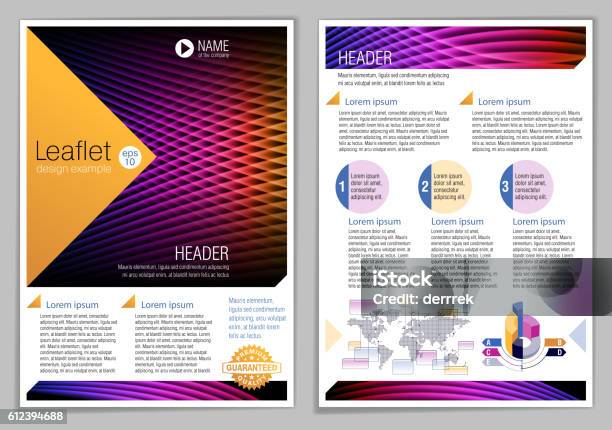 Generic Leaflet Example Leaflet Design Example Stock Illustration - Download Image Now ...