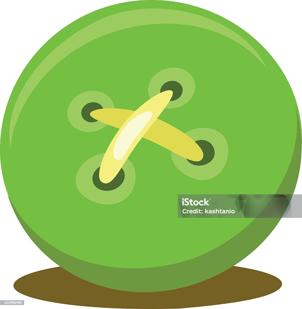 Green Button Vector Stock Illustration - Download Image Now ...